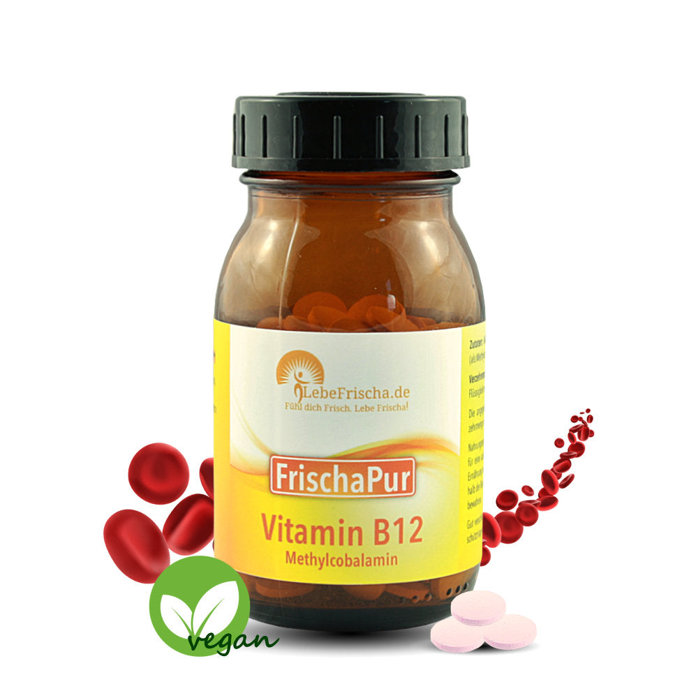 Vitamin B12 Presslinge für Blut, Energie, Nerven & Immunabwehr